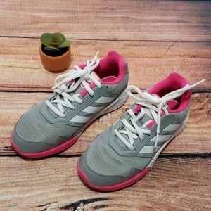 Adidas girl's sneaker shoe sz 1.5 euc